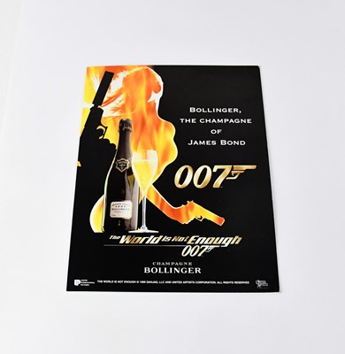 Lot 141 - JAMES BOND 007; a Bollinger advertising card...