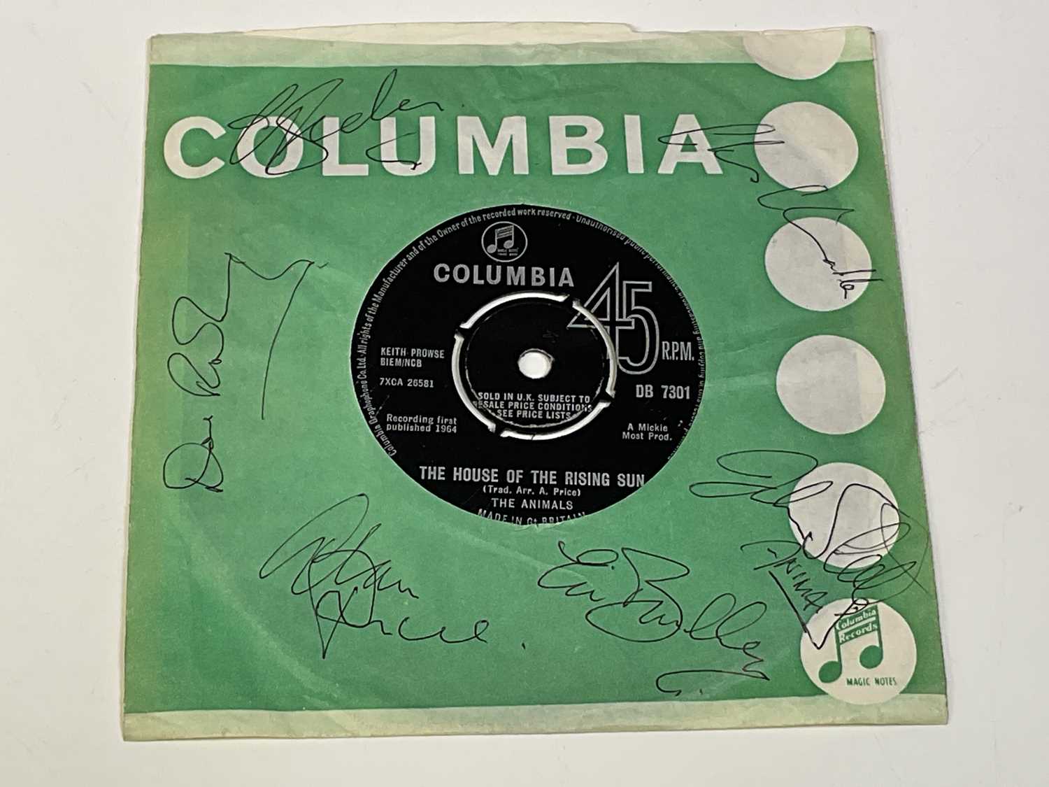 Lot 2125 - THE ANIMALS; a 45 RPM 'The House of the Rising...