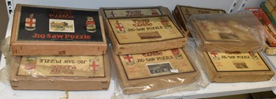 Lot 380 - GWR; nine boxed jigsaws including Swansea...