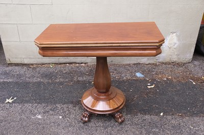 Lot 2404 - An early Victorian mahogany tea table with...