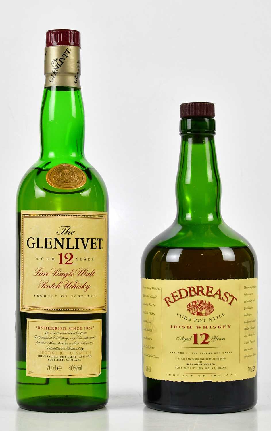 Lot 4065 - WHISKY; a single bottle The Glenlivet, aged 12...