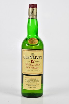 Lot 4065 - WHISKY; a single bottle The Glenlivet, aged 12...