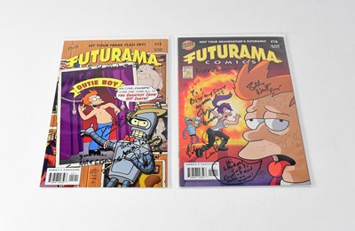 Lot 136 - FUTURAMA; two comics, no. 12 and no. 16,...