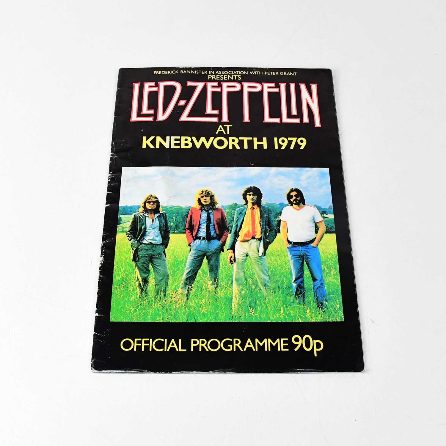 Lot 200 LEDZEPPELIN; a Knebworth 1979 program,