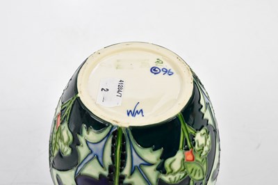 Lot 88 - MOORCROFT; a ginger jar and cover, height 16cm,...