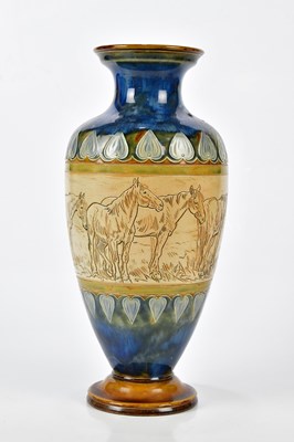 Lot 56 - HANNAH BARLOW FOR ROYAL DOULTON; an Artware...