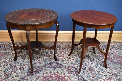 Lot 2472 - A late victorian carved walnut occasional...
