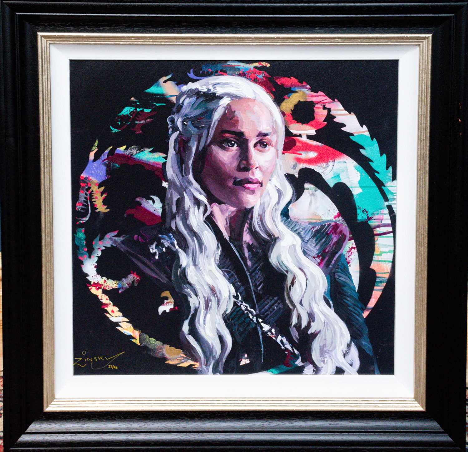 Lot 66 ZINSKY; a signed limited edition textured