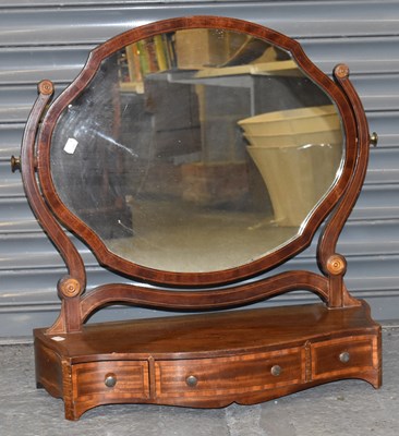 Lot 117 - An Edwardian mahogany and satinwood...