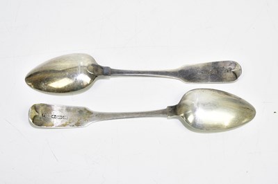 Lot 2051 - JOHN PITTAR; a pair of hallmarked silver...