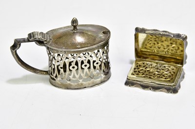 Lot 2051 - JOHN PITTAR; a pair of hallmarked silver...