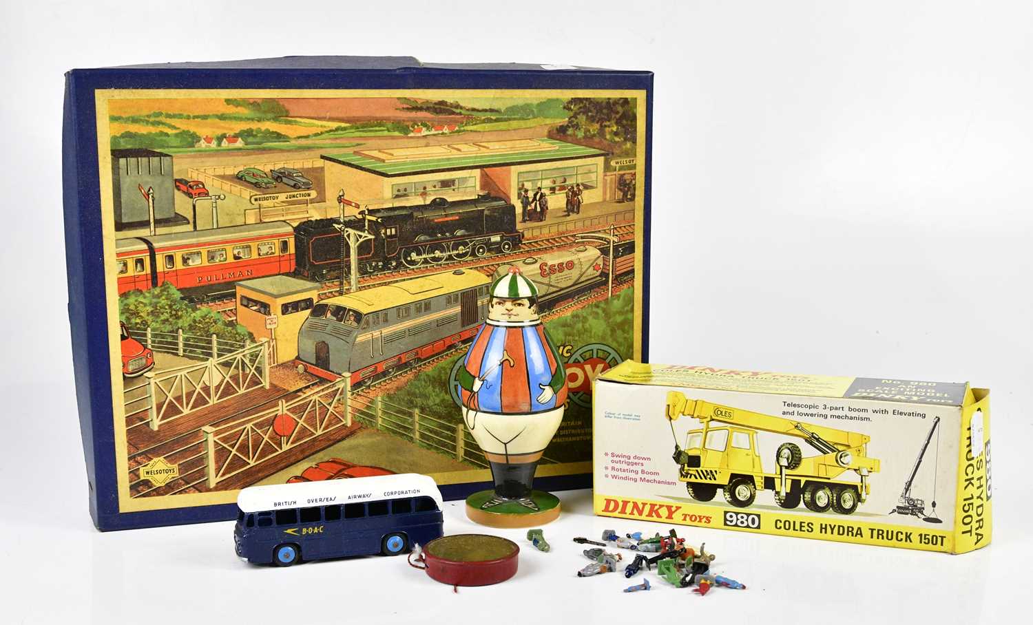 Lot 4448 - BRIM TOY; a boxed electric train set, a boxed...