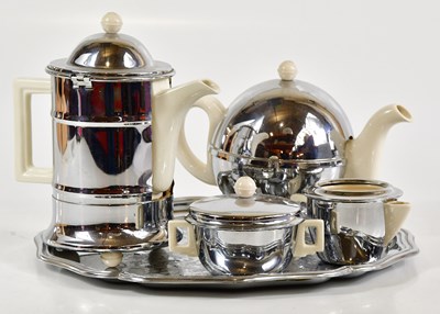 Lot 1141 - A Heatmaster tea set to include a coffee pot,...