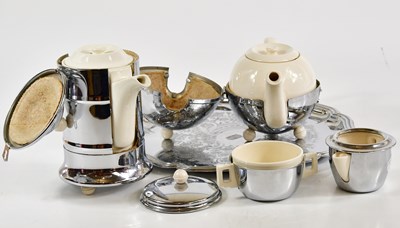 Lot 1141 - A Heatmaster tea set to include a coffee pot,...