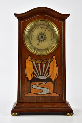 Lot 305 - An Art Nouveau mahogany cased and inlaid...