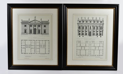 Lot 464 - COLEN CAMPBELL; a set of four engravings, to...