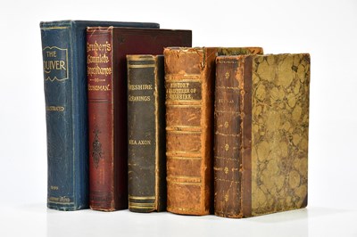 Lot 475 - A group of five books including 19th century...