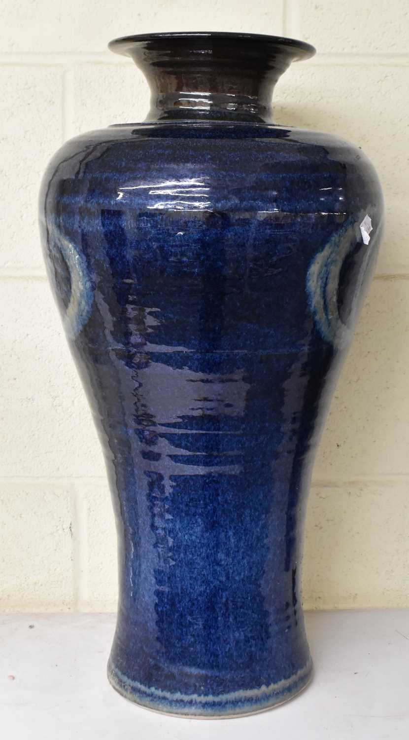 Lot 531 LOUIS MULCAHY; a massive blue ground pottery