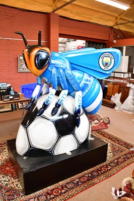 Lot 1230 - THE MANCHESTER CITY BEE; an enormous fibre...