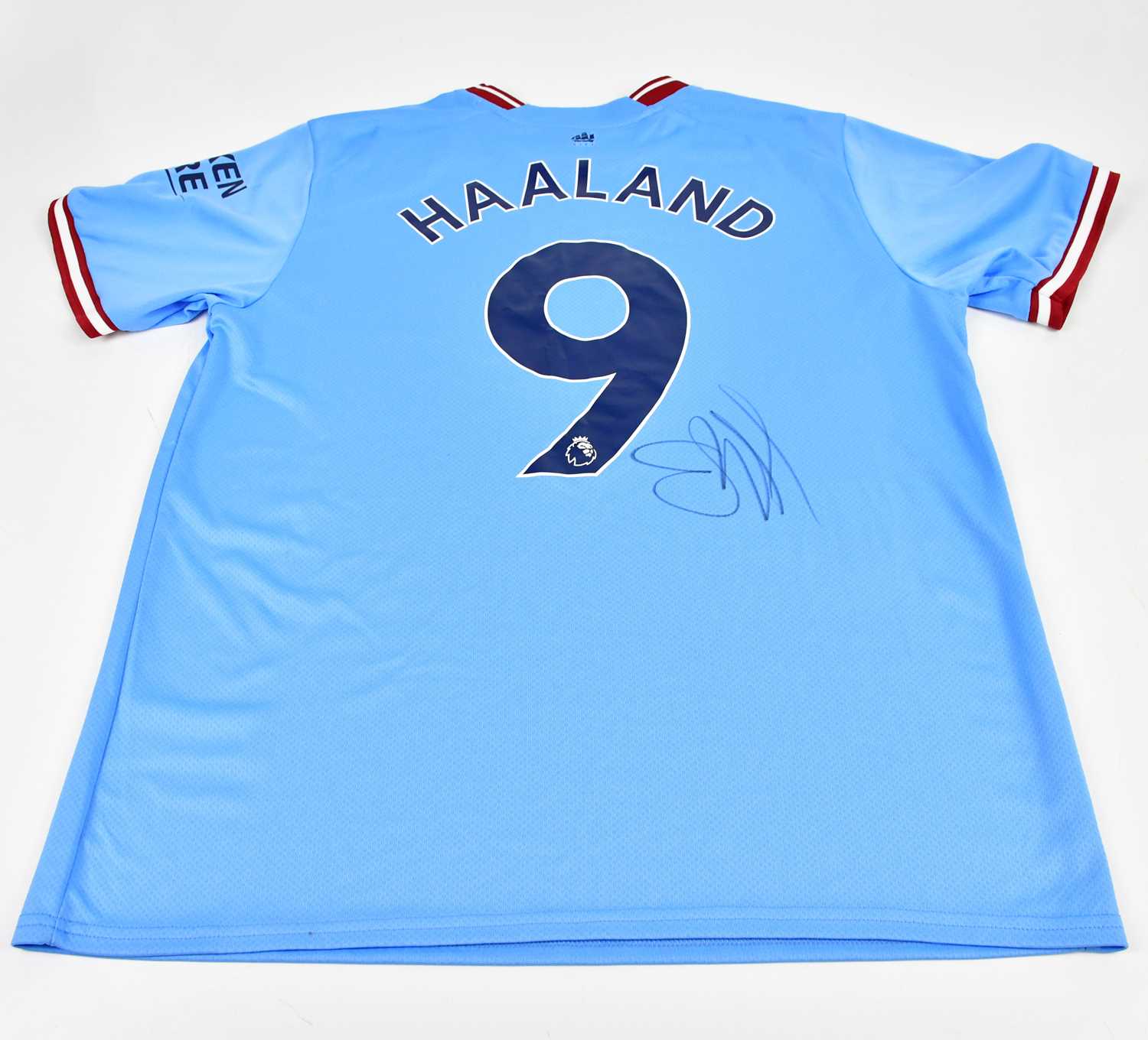 Lot 1236 - ERLING HAARLAND; an autographed Manchester...