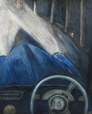 Lot 1562 - FRANCOISE CLARKE-FORT; oil on canvas, 'Night...