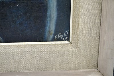 Lot 1562 - FRANCOISE CLARKE-FORT; oil on canvas, 'Night...