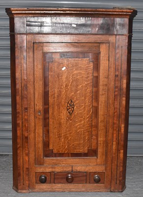 Lot 77B - An early 19th century oak and mahogany...