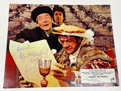 Lot 2140 - CARRY ON HENRY; a set of eight promotional...