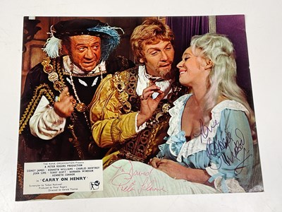 Lot 2140 - CARRY ON HENRY; a set of eight promotional...