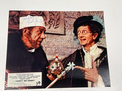 Lot 2140 - CARRY ON HENRY; a set of eight promotional...