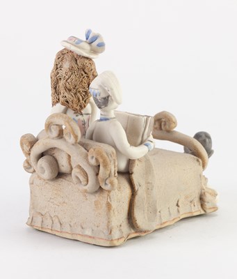 Lot 214 - HILARY BROCK (born 1933); a porcelain figure...