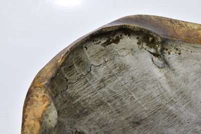 Lot 1250 - TAXIDERMY; a loggerhead blond turtle shell,...