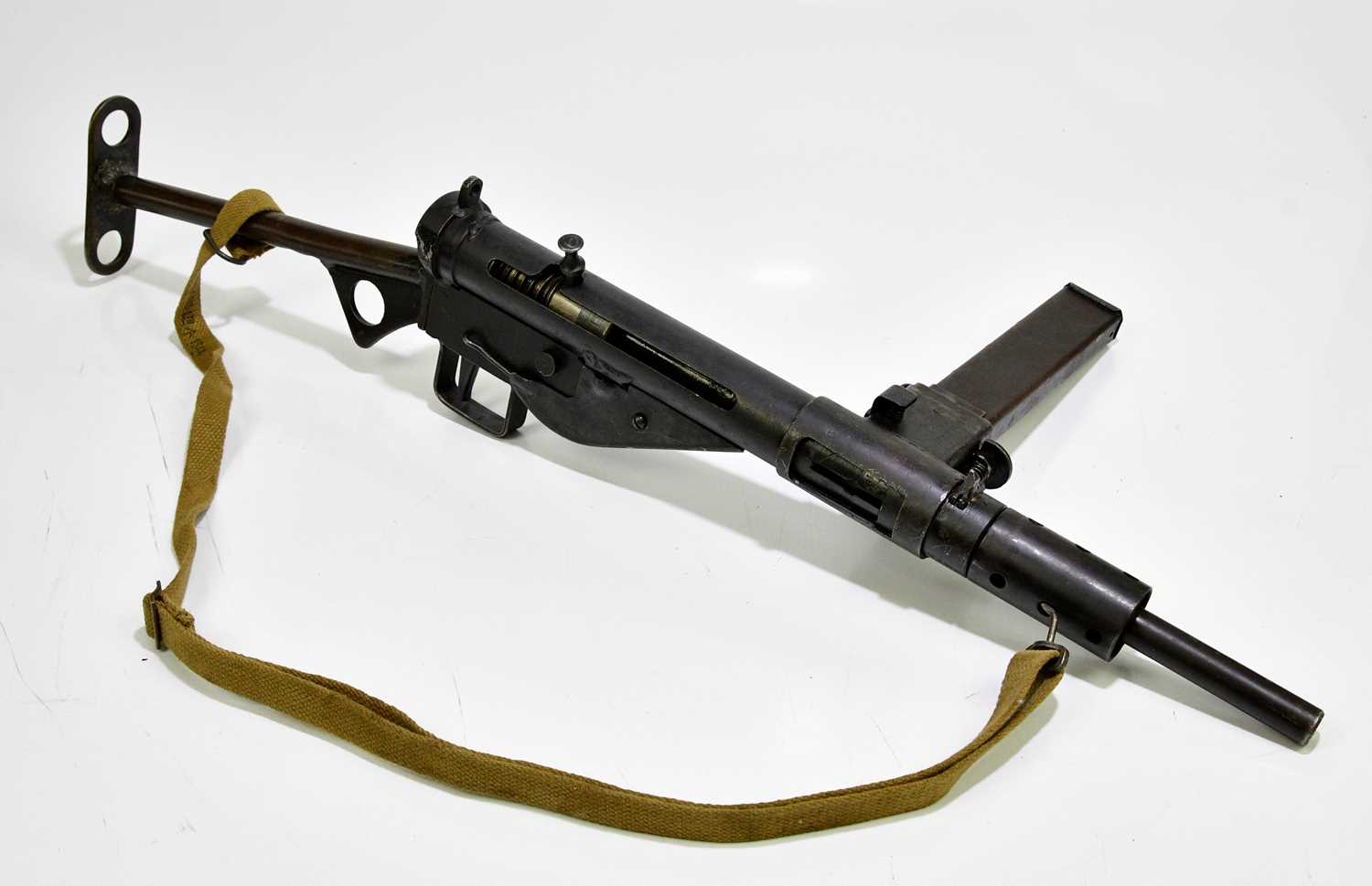 Lot 548 - STEN; a deactivated mark II 9mm sub-machine...