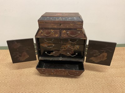 Lot 230 - Chinese table top cupboard