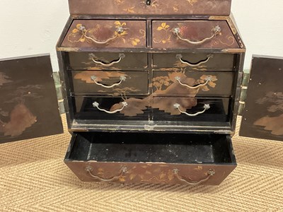 Lot 230 - Chinese table top cupboard