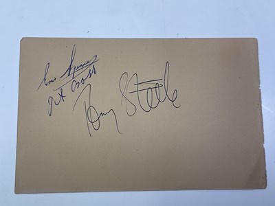 Lot 2083 - THE SUPREMES; a page from an autograph book...