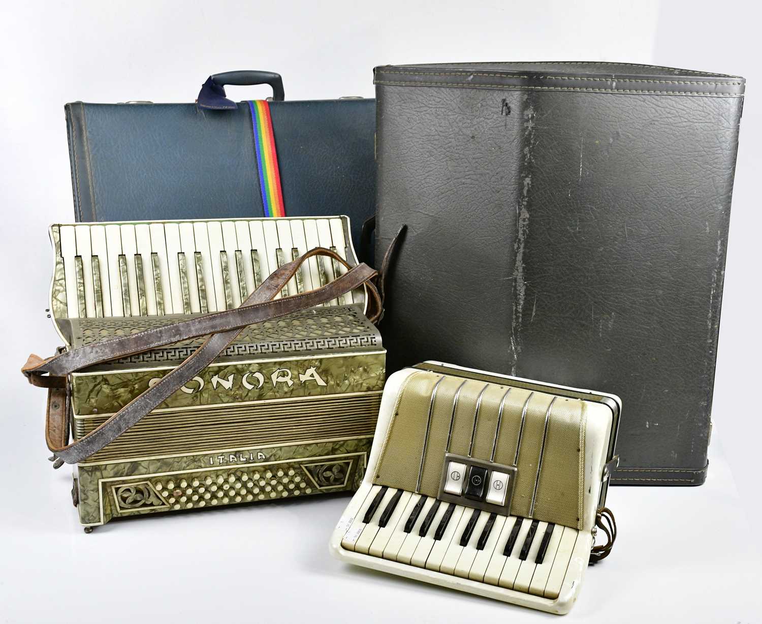 Lot 1167 - Four vintage piano accordions including a
