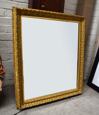 Lot 2585 - A contemporary gilt framed rectangular wall...
