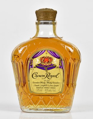 Lot 4082 - WHISKY; a single bottle Crown Royal Canadian...