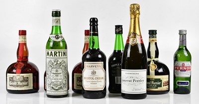 Lot 4085 - A mixed collection of spirits to include four...