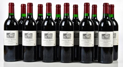 Lot 4135 - RED WINE; twelve bottles Chateau Marson...