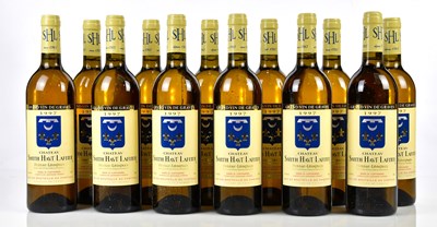 Lot 4141 - WHITE WINE; twelve bottles Chateau Smith Haut...