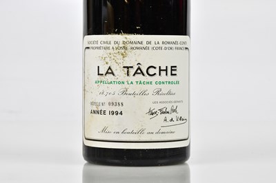 Lot 4122 - RED WINE; six bottles, La Tache, Appellation...