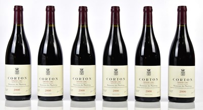 Lot 4131 - RED WINE; six bottles, Corton Grand Cru...