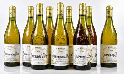 Lot 4154 - WHITE WINE; nine bottles, Domaine Raymond...