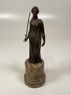 Lot 125 - THEODORE ALEXANDER; a bronze statue of a Greco...