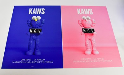 Lot 84 - KAWS (AMERICAN, born 1974); two lithograph...
