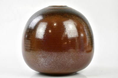 Lot 199 - A Scandinavian ceramic vase of bulbous form...