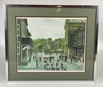 Lot 6207 - TOM DOBSON; two signed prints, both of street...