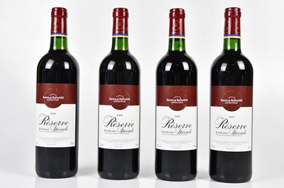 Lot 4158 - RED WINE; nine bottles Barons de Rothschild...